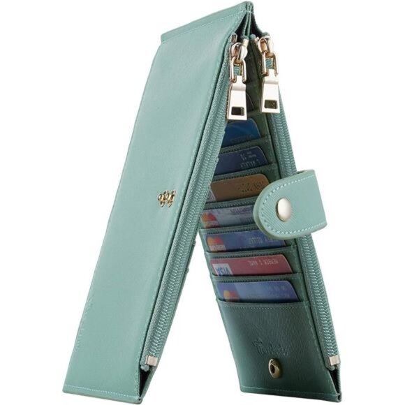 RFID Wallet Women Large Size Bifold Multi Card Wallet Case with - Picture 1 of 1